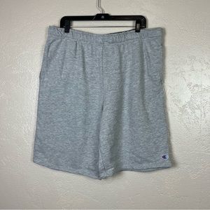 Champion authentic athleticwear‎ elastic waist comfort gray shorts size XL